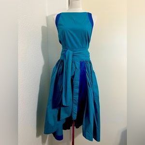 Vintage Escada 2 piece wrap around skirt set large pockets size 36